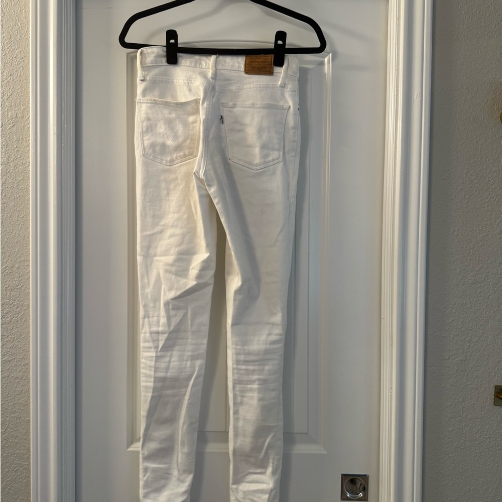 Levi's Women's White Skinny Jeans - Picture 3 of 3